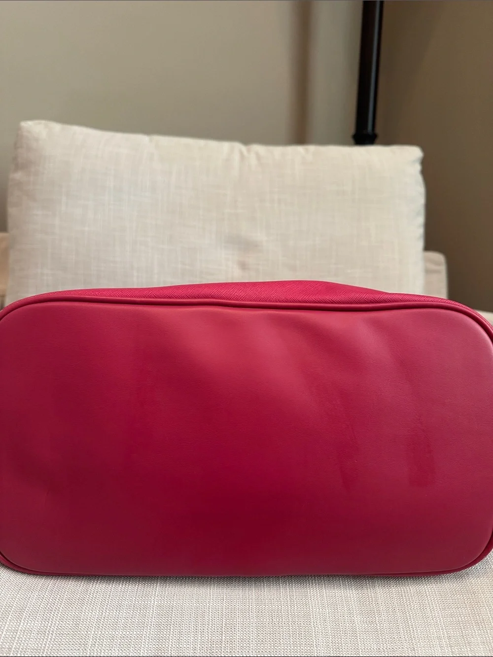 Women's Tote Bag with Scarf Accent